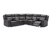 Gray 3-Piece Power Reclining Sectional