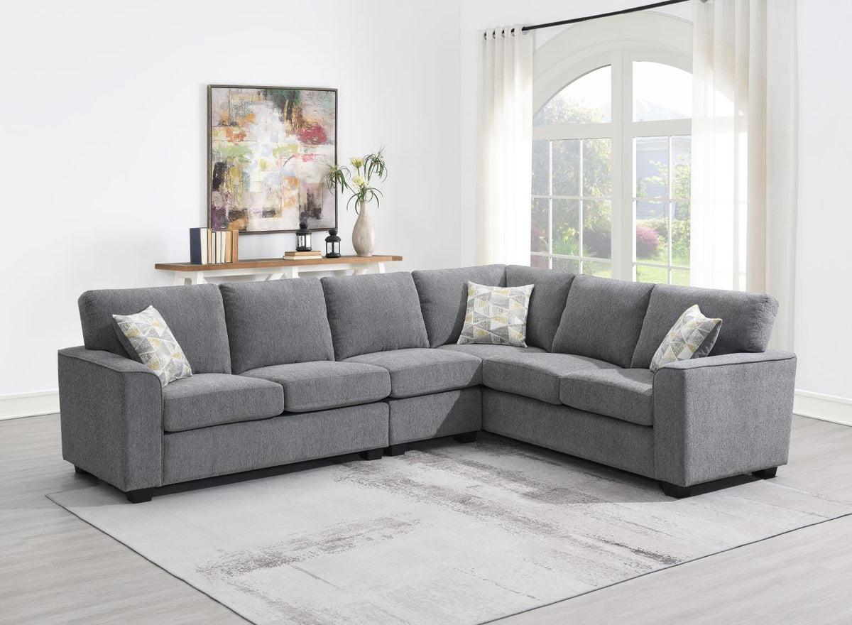 Gray 2-Piece Sectional