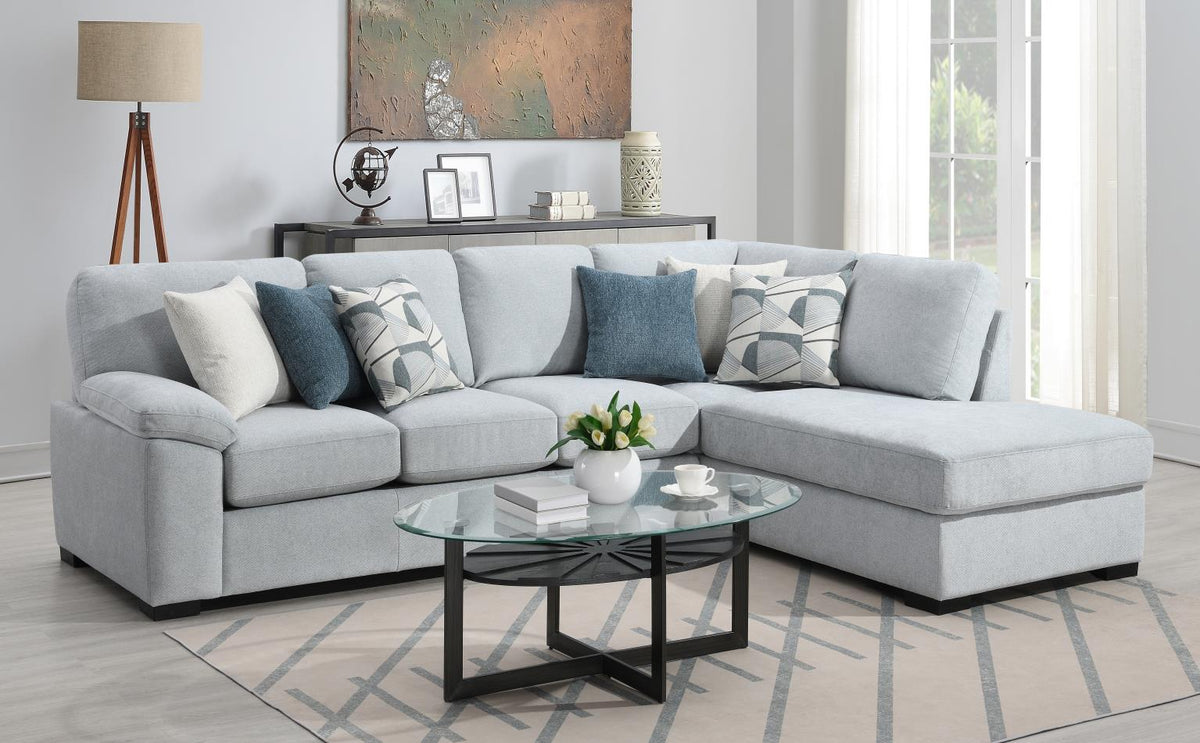 Blue 2-Piece Sectional