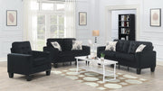 Black Velvet Chair