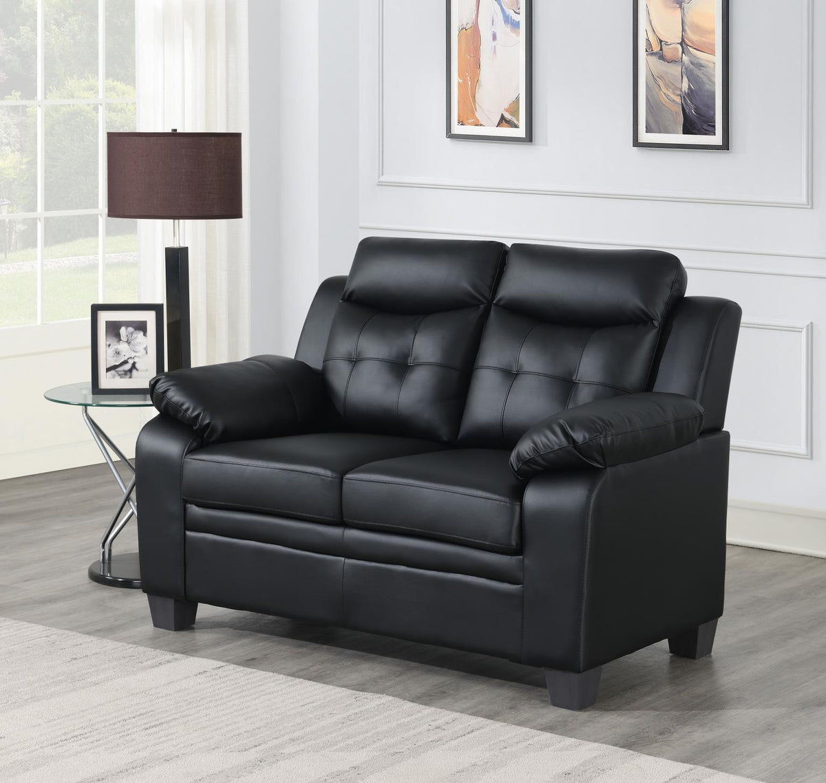 Black Loveseat