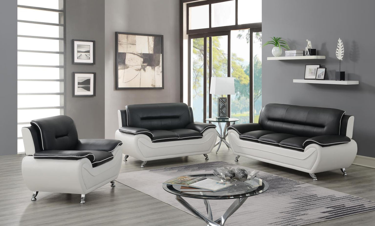Black PU Sofa