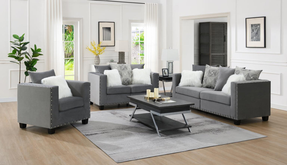 Silver Loveseat