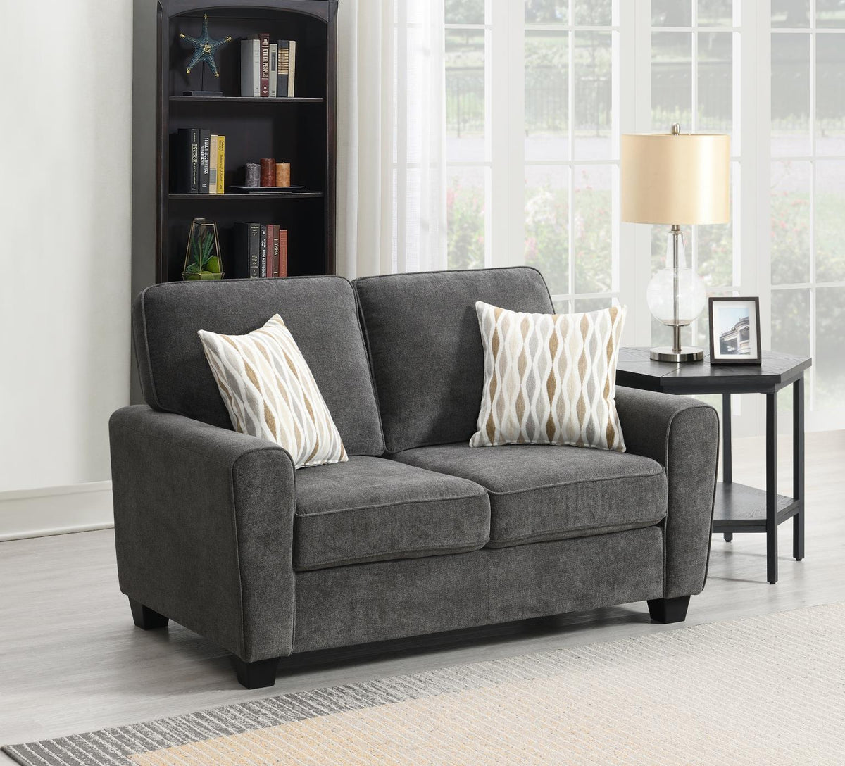Gray Loveseat
