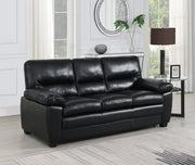 Black PU Sofa