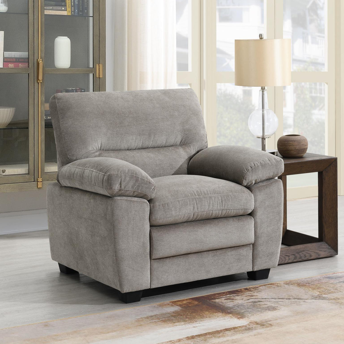 Light Brown 2-Piece Living Room Set