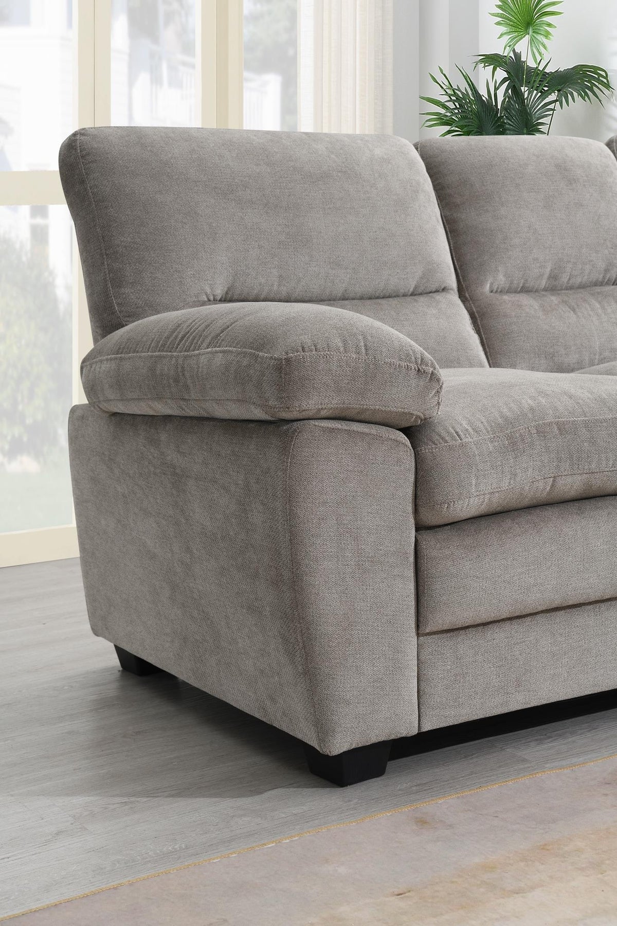 Light Brown 2-Piece Living Room Set