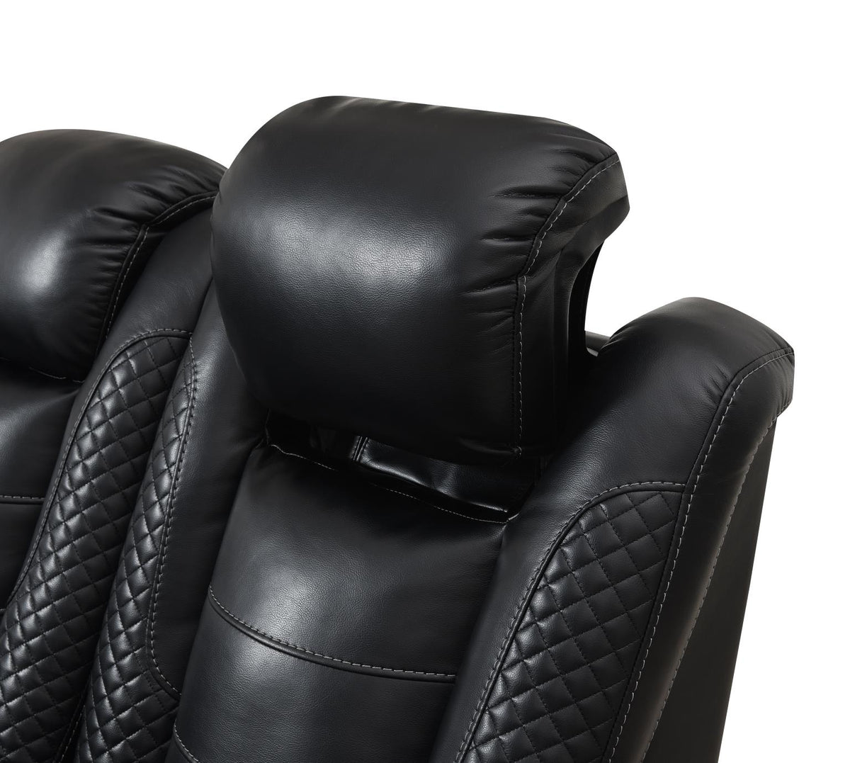Black Power Reclining 2-Piece Living Room Set