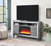 Charcoal TV Stand (Fireplace Sold Separately)
