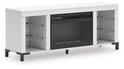 Brollevi 60" TV Stand with Electric Fireplace