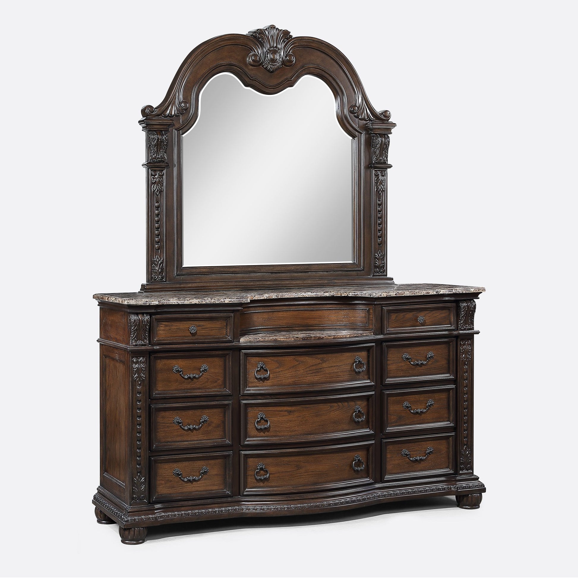 STANLEY DRESSER TOP-COFFEE BROWN
