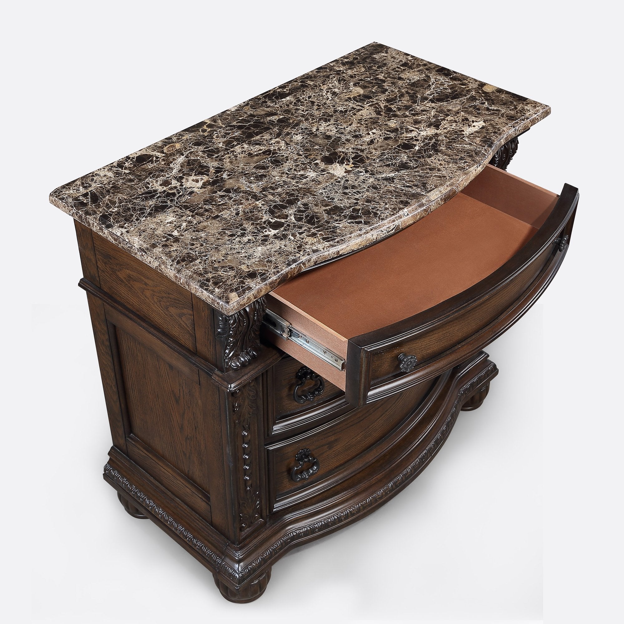 STANLEY NIGHT STAND-COFFEE BROWN