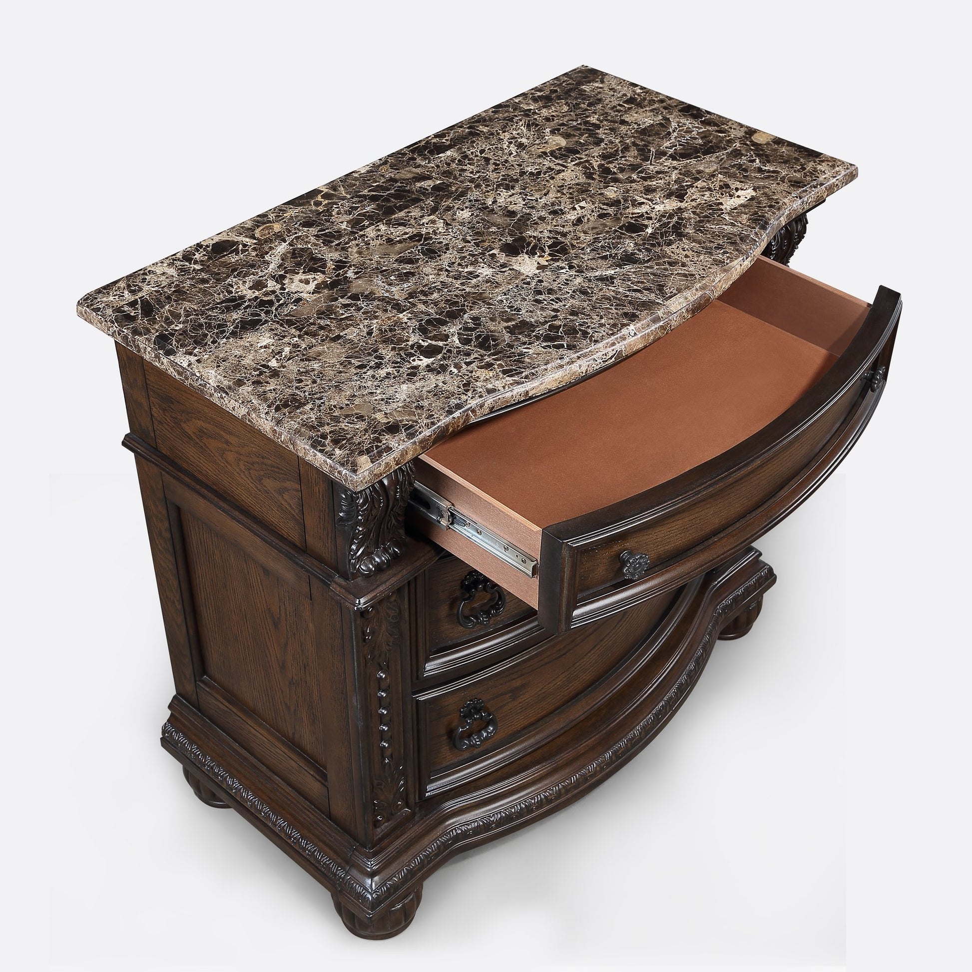 STANLEY NIGHT STAND-COFFEE BROWN