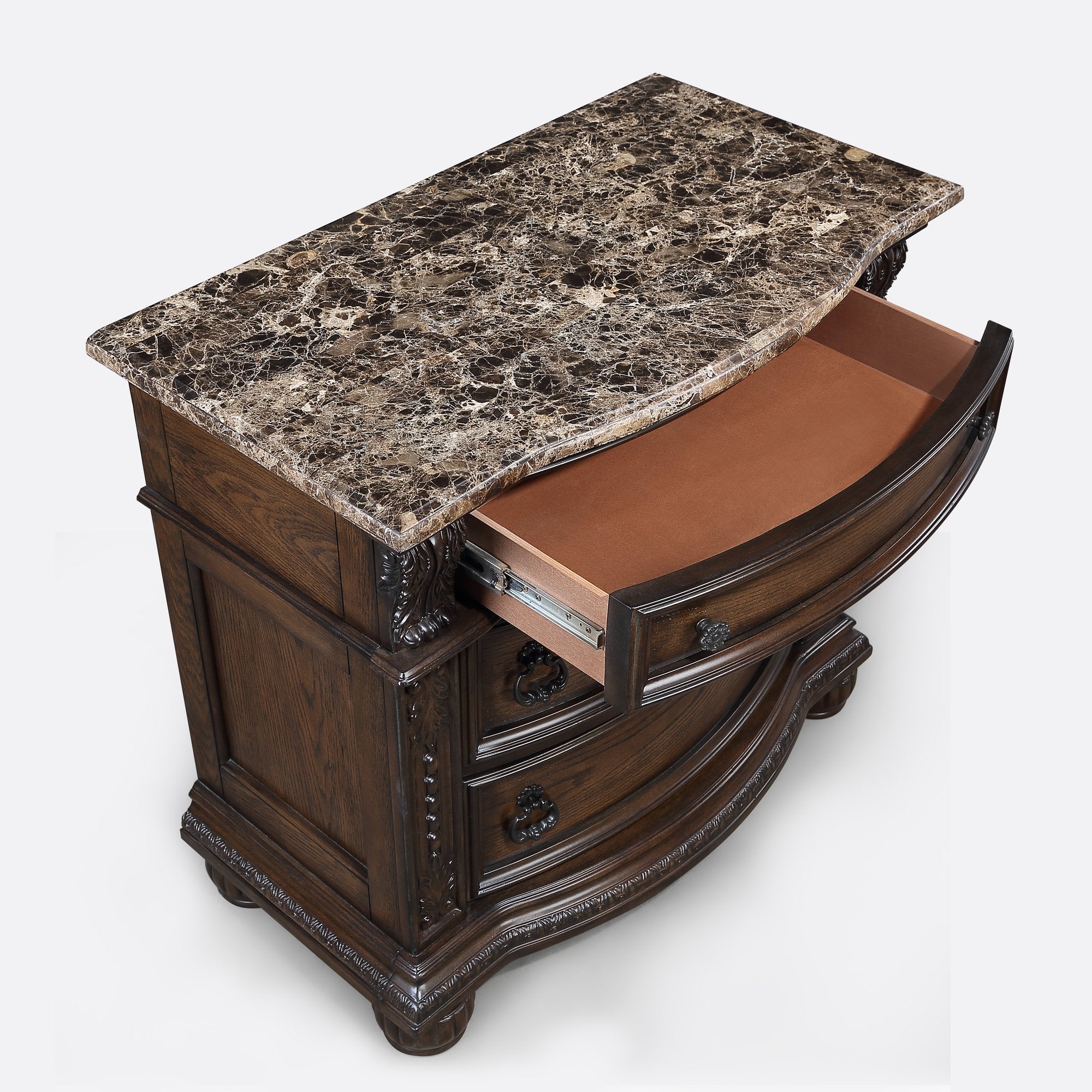 STANLEY NIGHT STAND-COFFEE BROWN