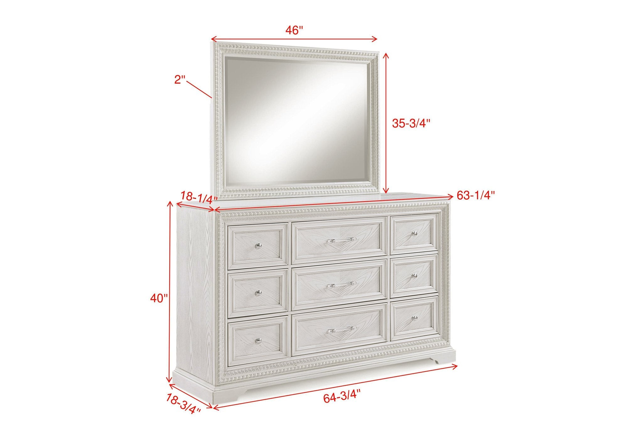 ALEXANDRIA DRESSER TOP