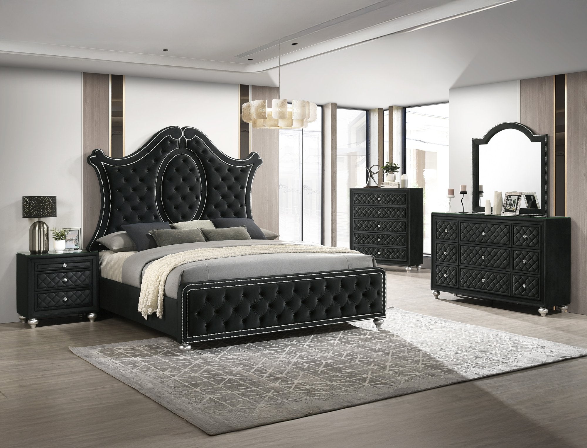 CAMEO DRESSER TOP - BLACK