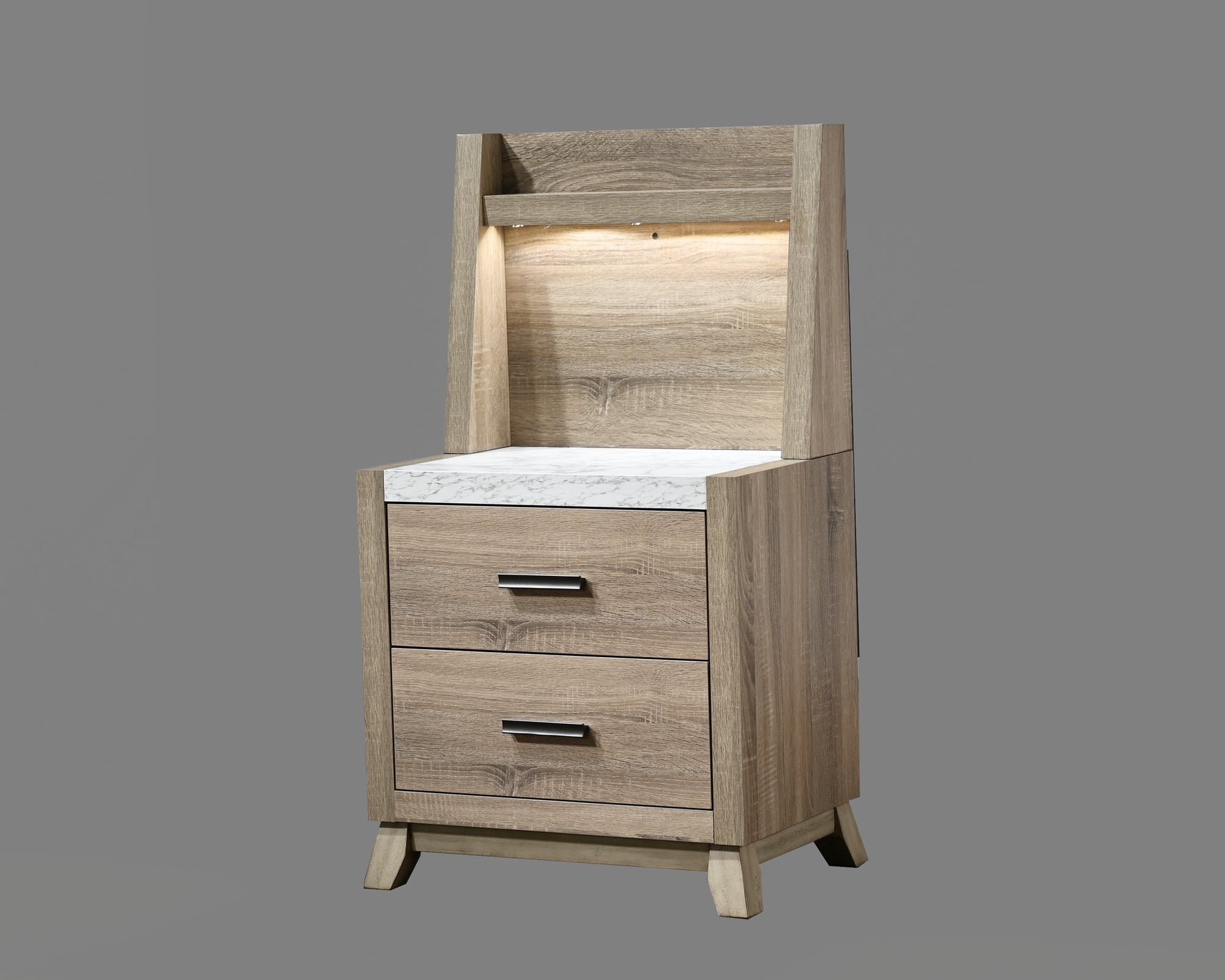TILSTON NIGHT STAND W/WALL PANEL