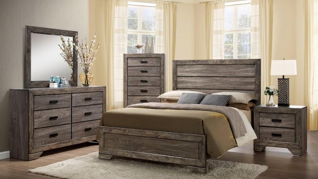 Ash Gray Nightstand