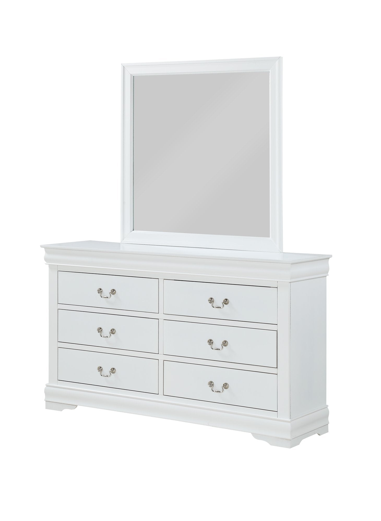 LOUIS PHILIP CHEST WHITE