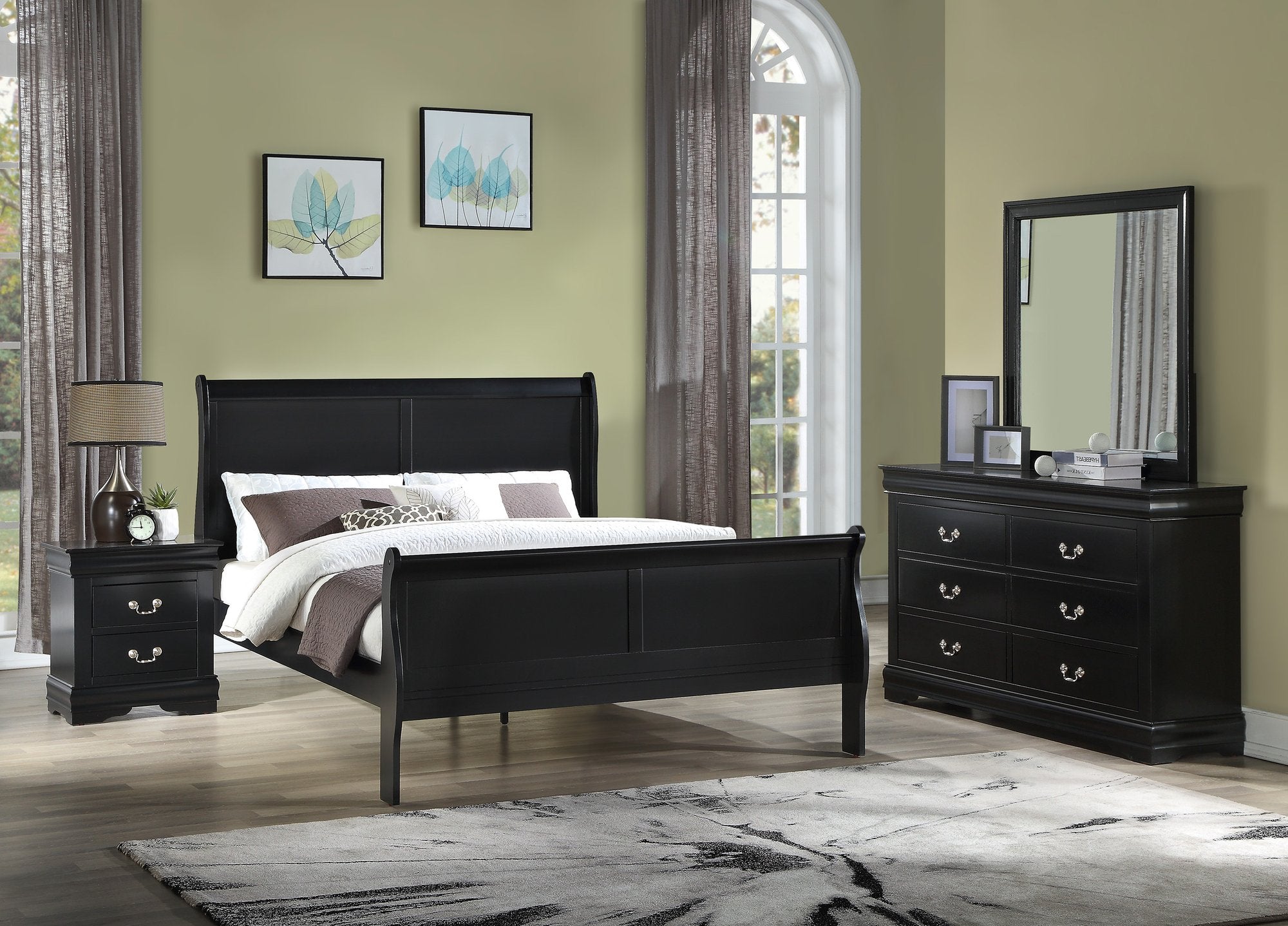 LOUIS PHILIP CHEST BLACK