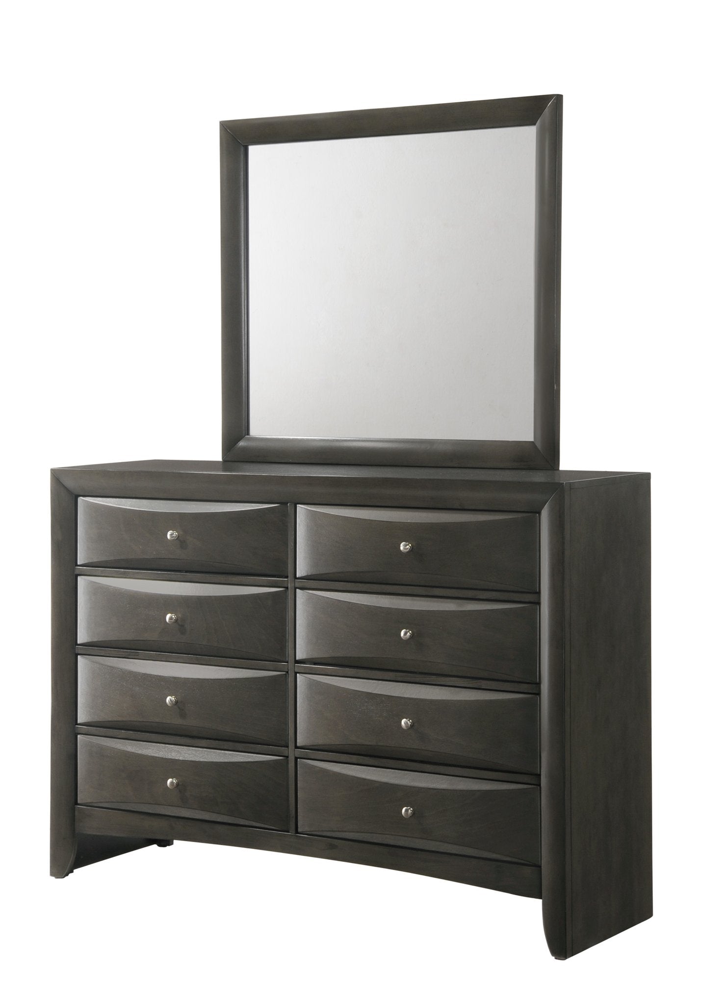 EMILY DRESSER 8 DRAWERS GREY