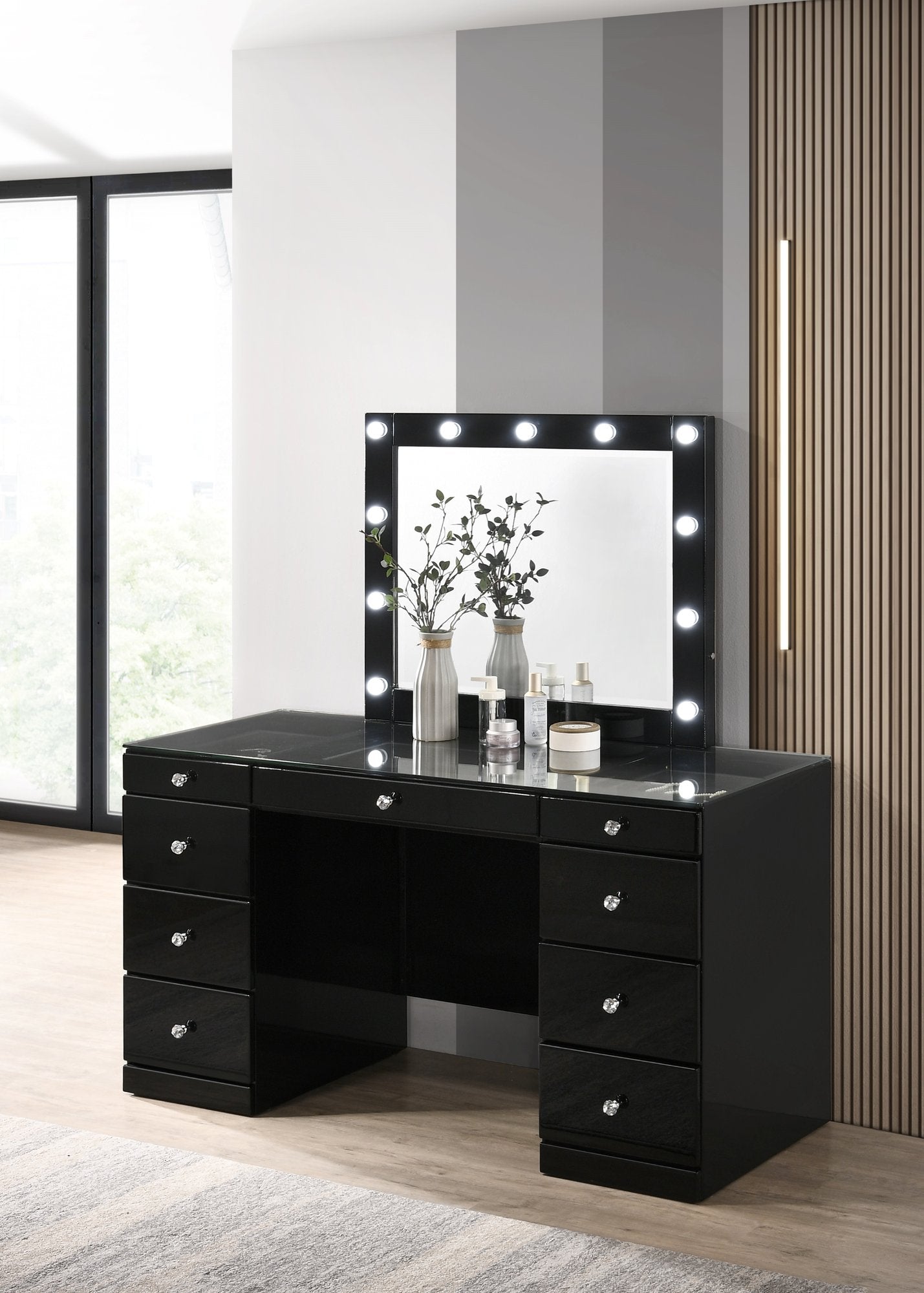 AVERY VANITY TOP BLACK