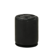 MORGAN ROUND SWIVEL STOOL BLACK
