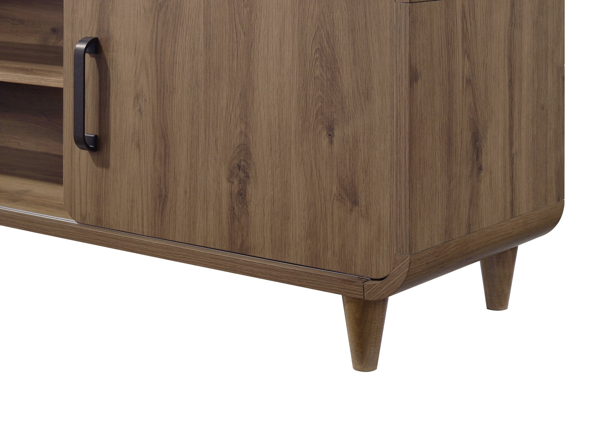 NYOMI TV STAND - LIGHT BROWN