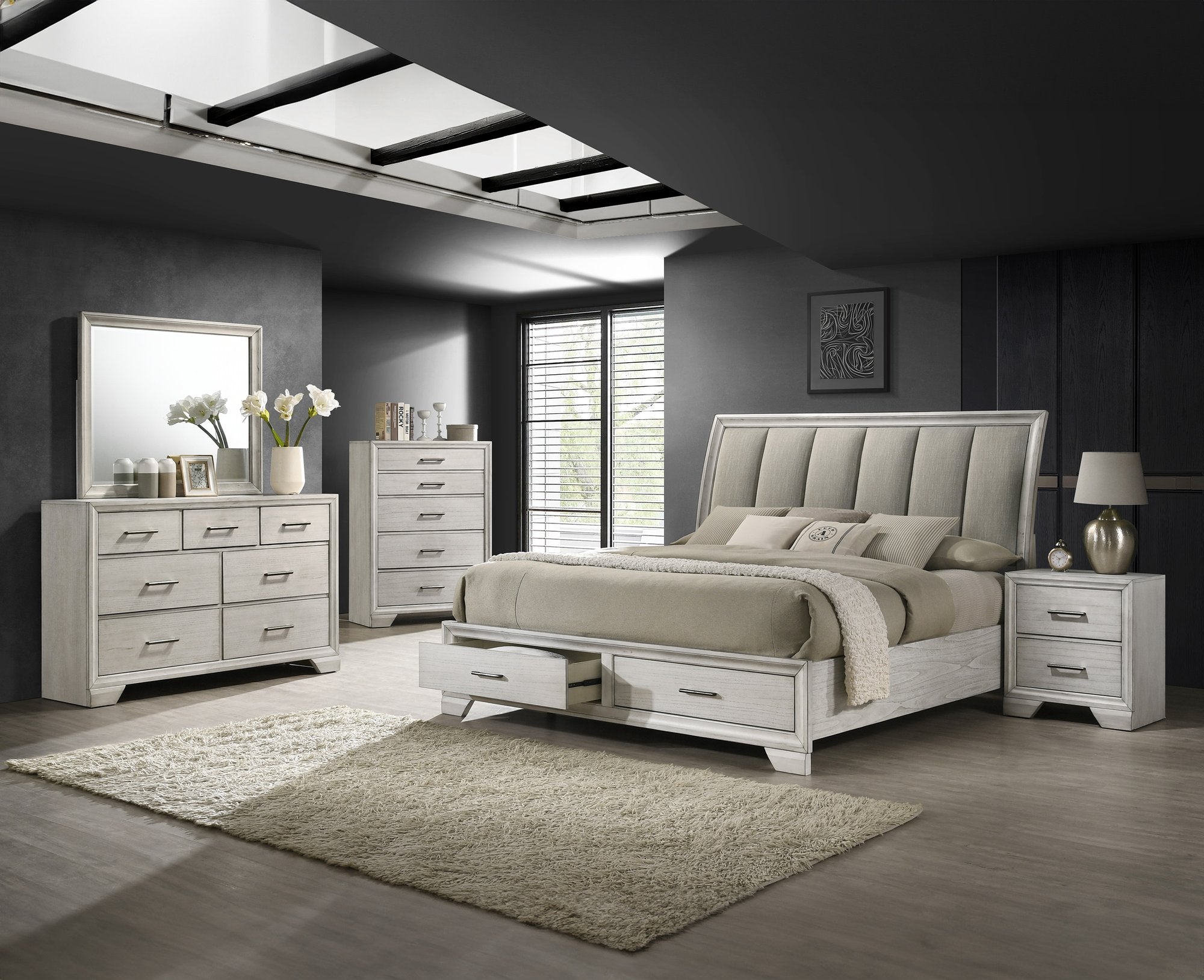 JAYMES DRESSER TOP WHITE MIST