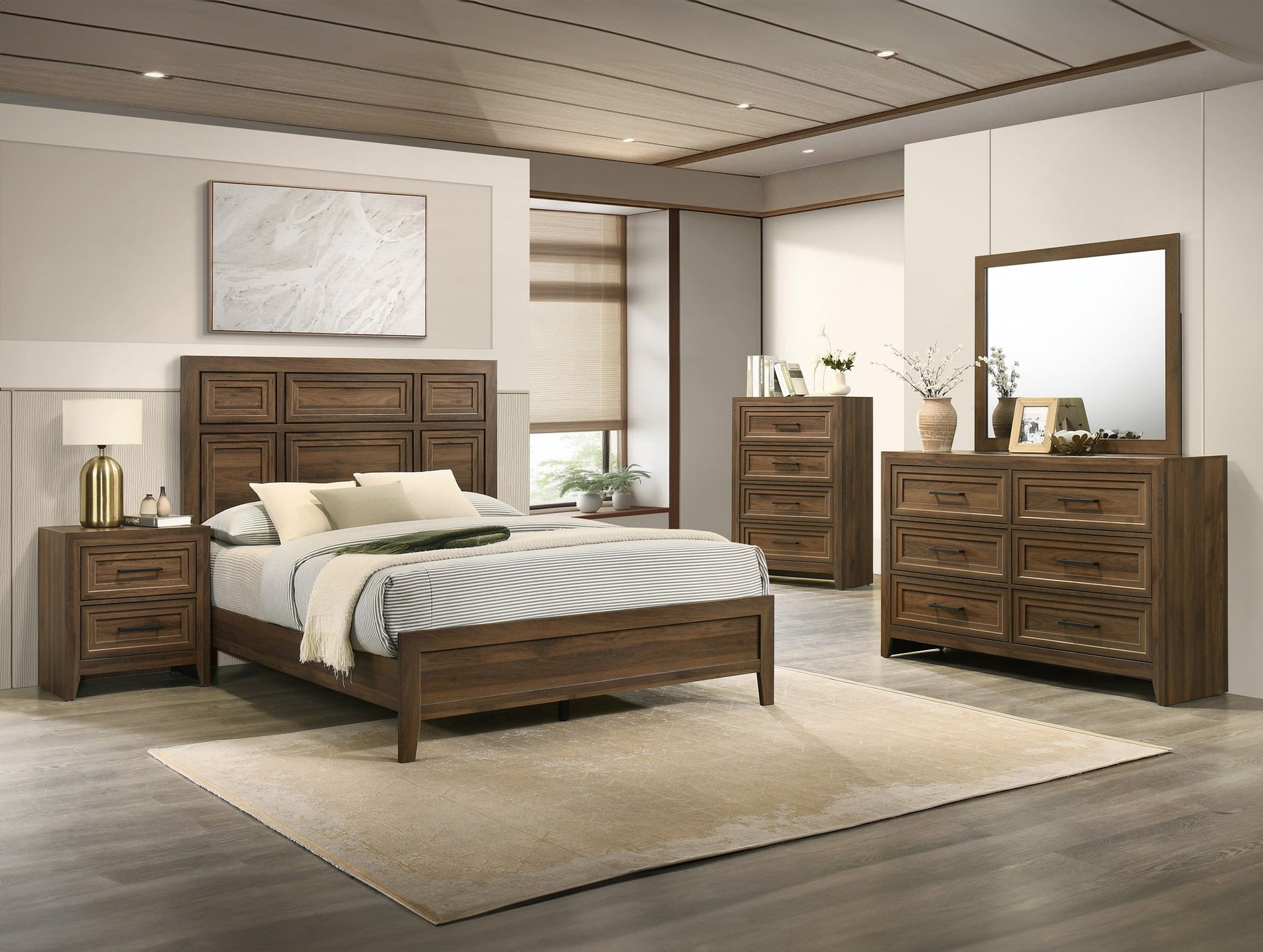 LORRAINE DRESSER TOP BROWN