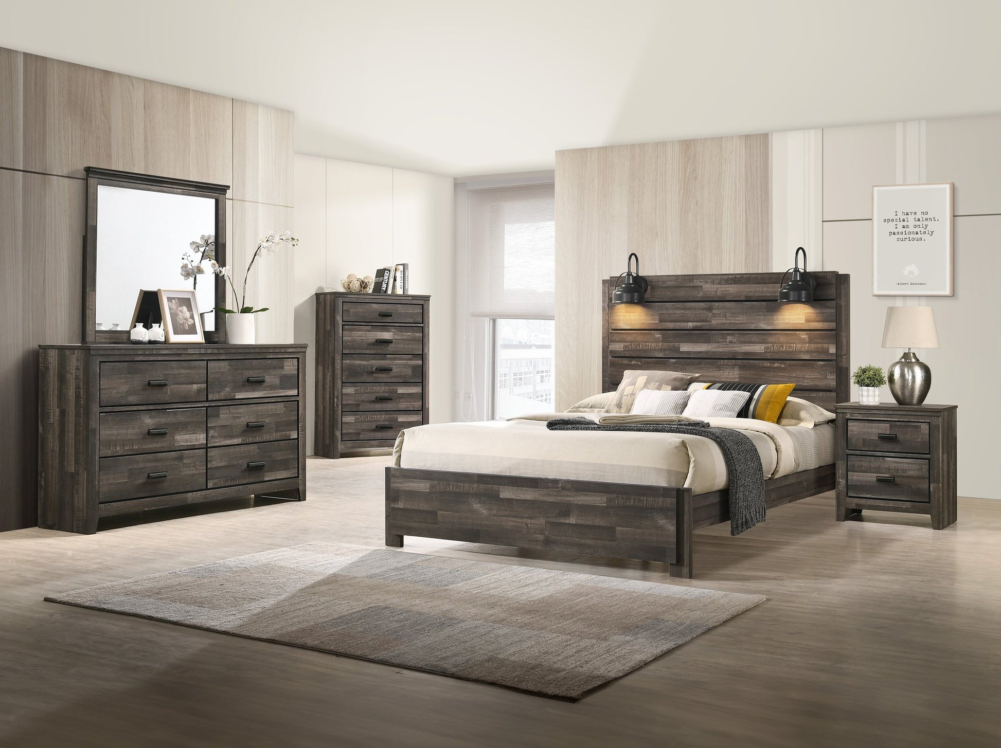 CARTER QUEEN PLATFORM BED IN 1 BOX