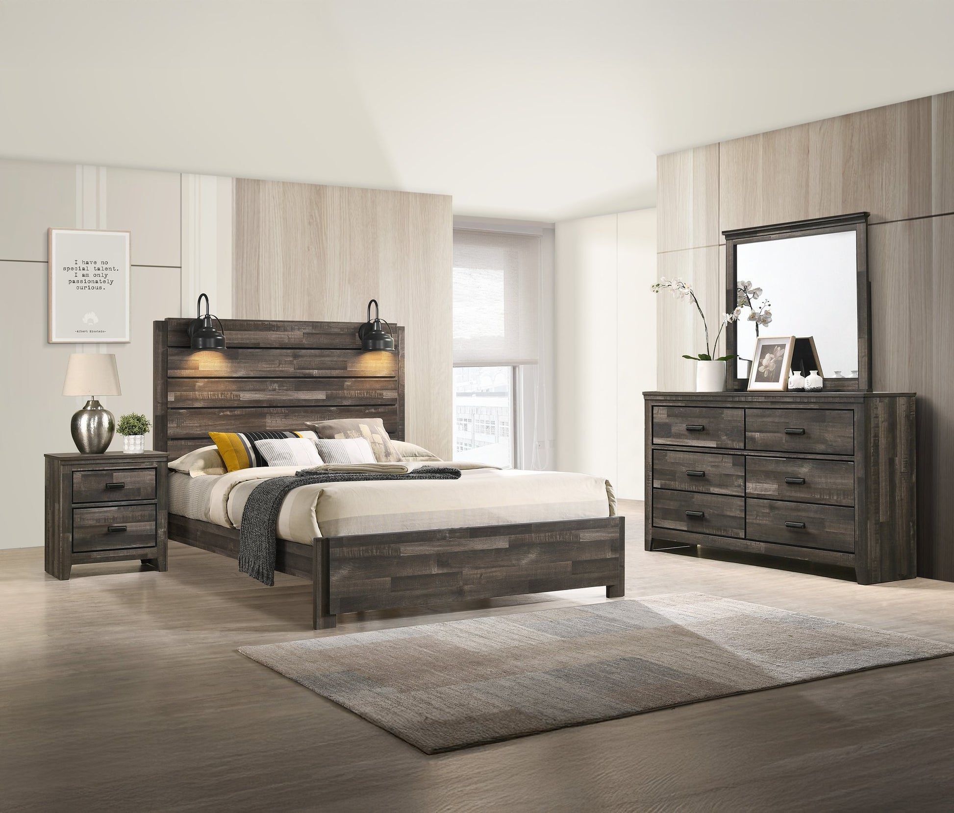 CARTER QUEEN PLATFORM BED IN 1 BOX