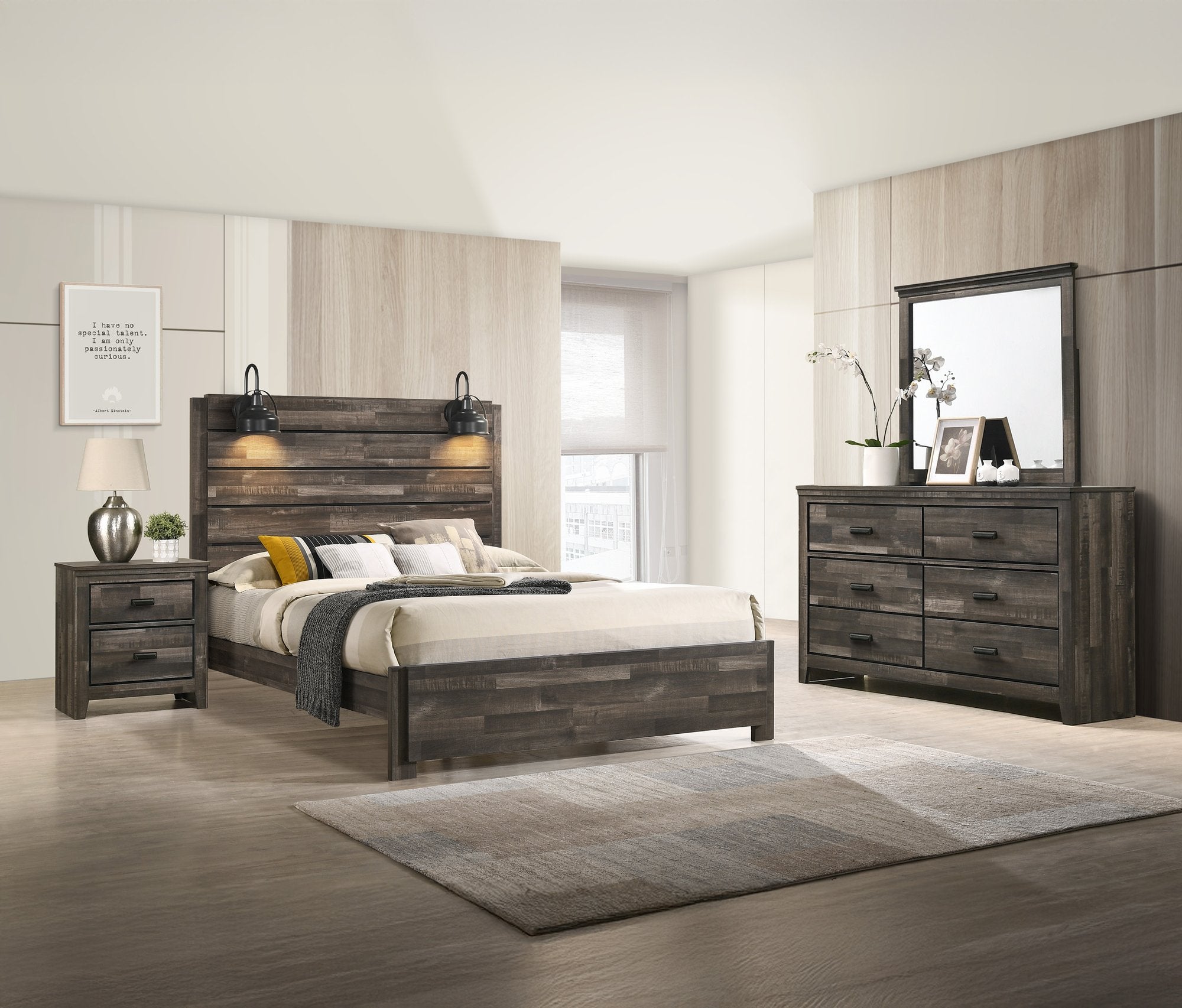 CARTER QUEEN PLATFORM BED IN 1 BOX