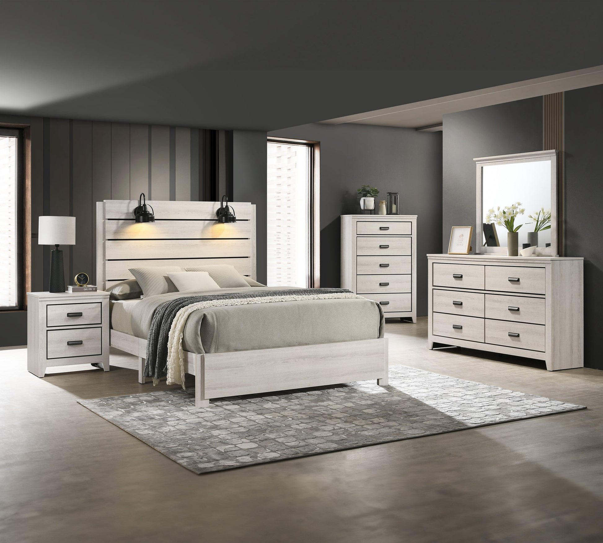 CARTER FL PLATFORM BED 1 BOX WHITE