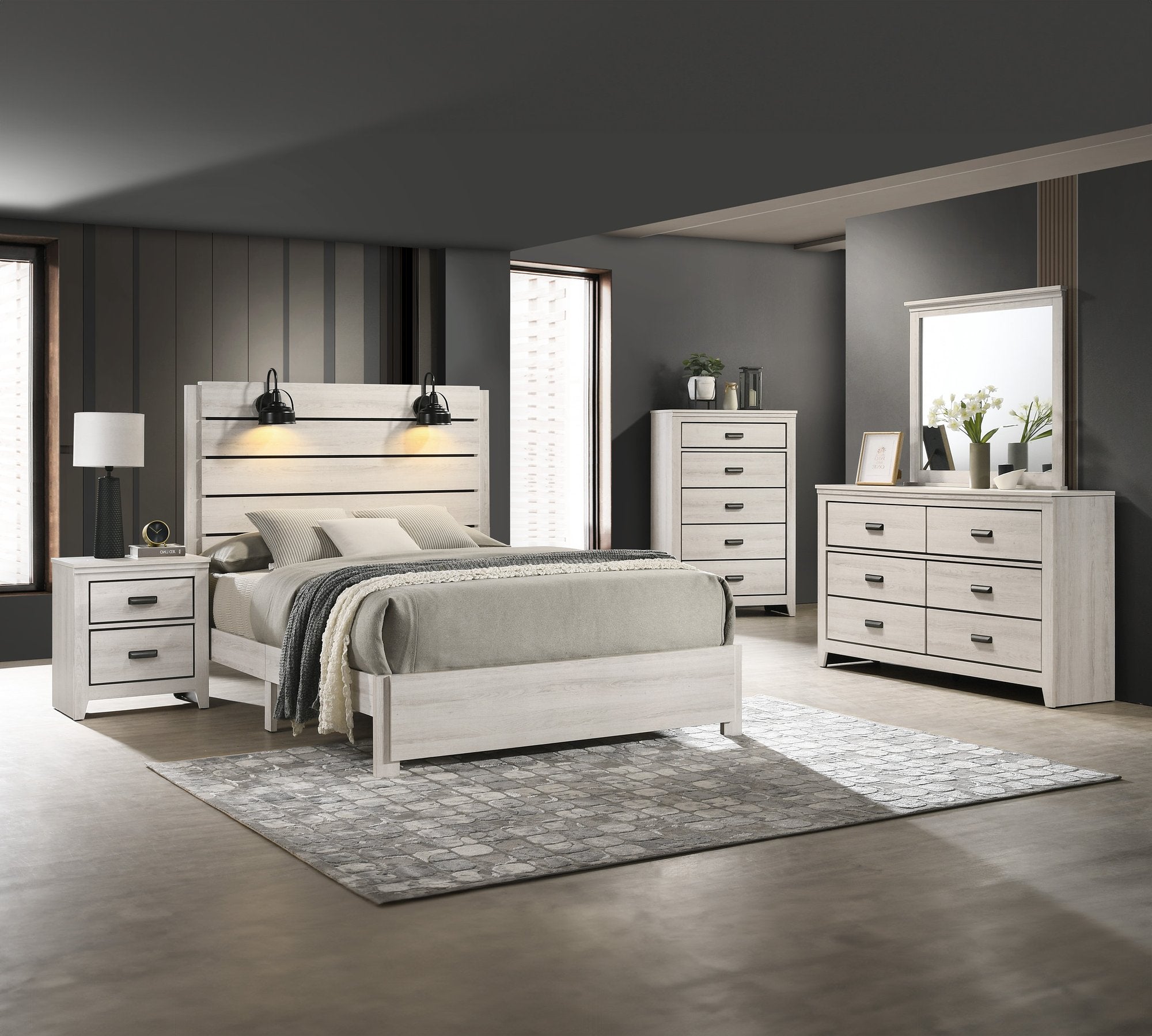 CARTER FL PLATFORM BED 1 BOX WHITE