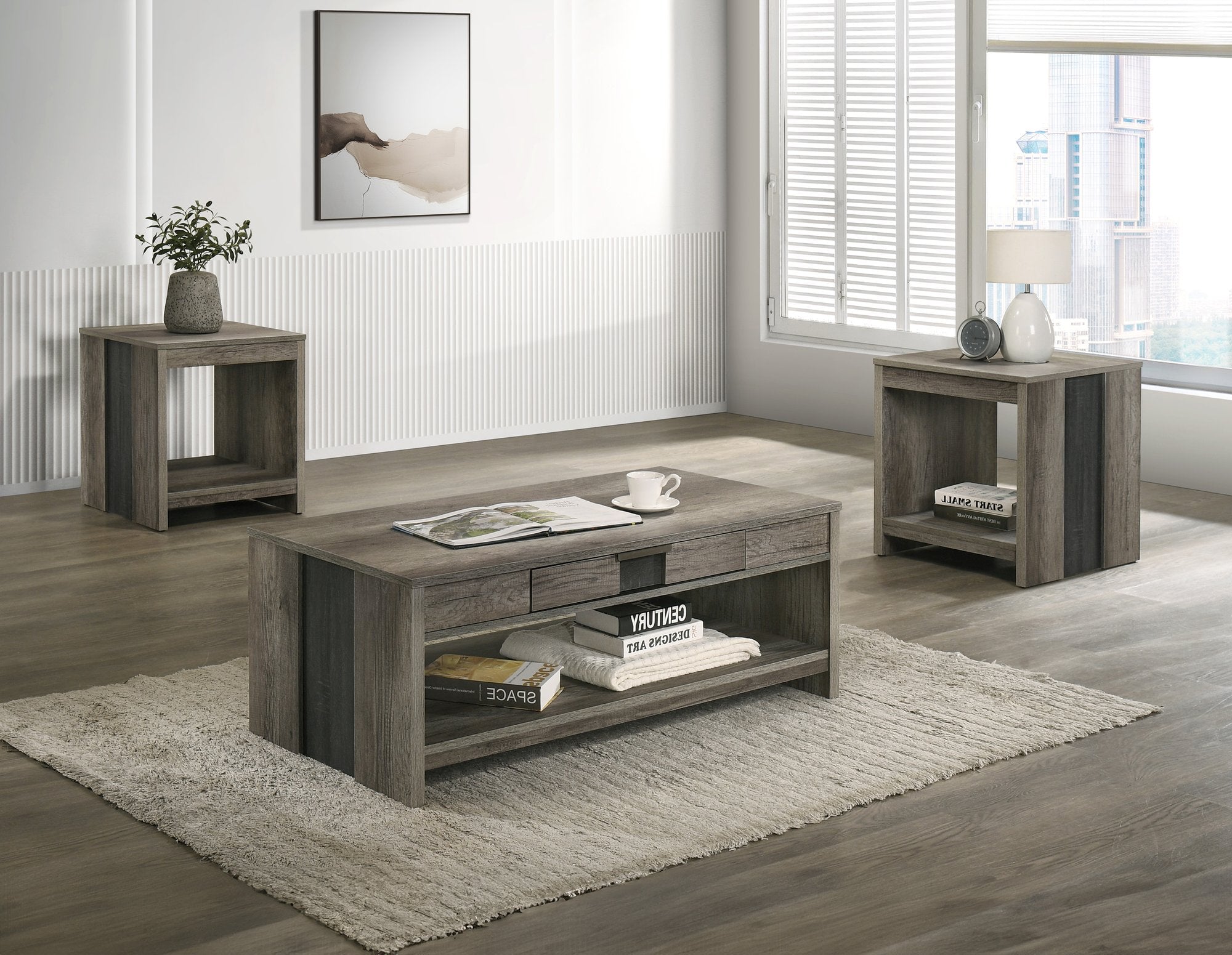 RANGLEY 3-PK CKTL SET-GREY/BROWN