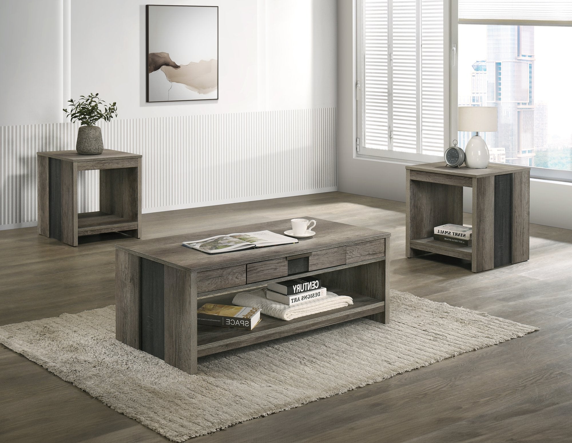 RANGLEY 3-PK CKTL SET-GREY/BROWN