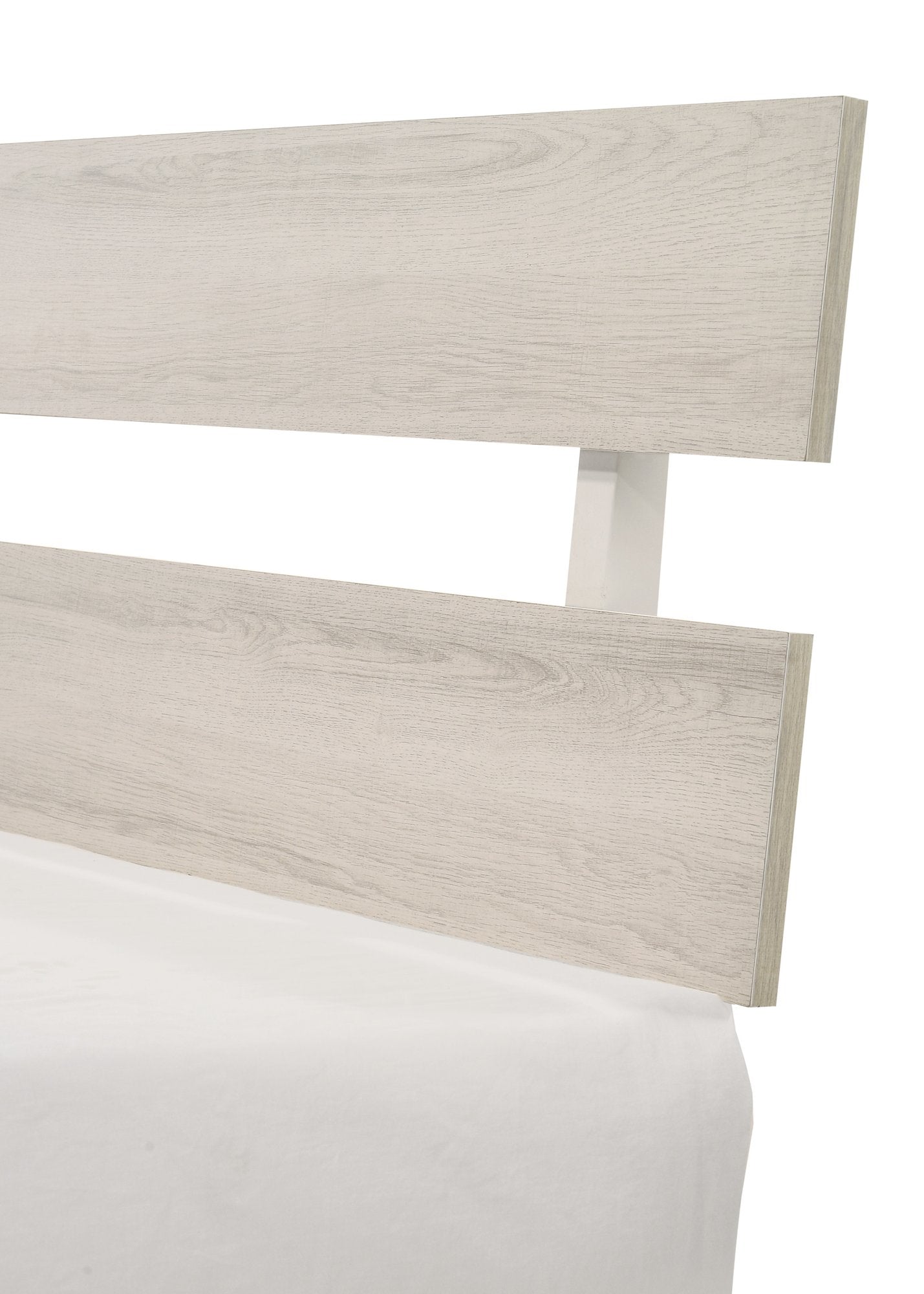 ATTICUS FULL PLATFORM BED WHITE