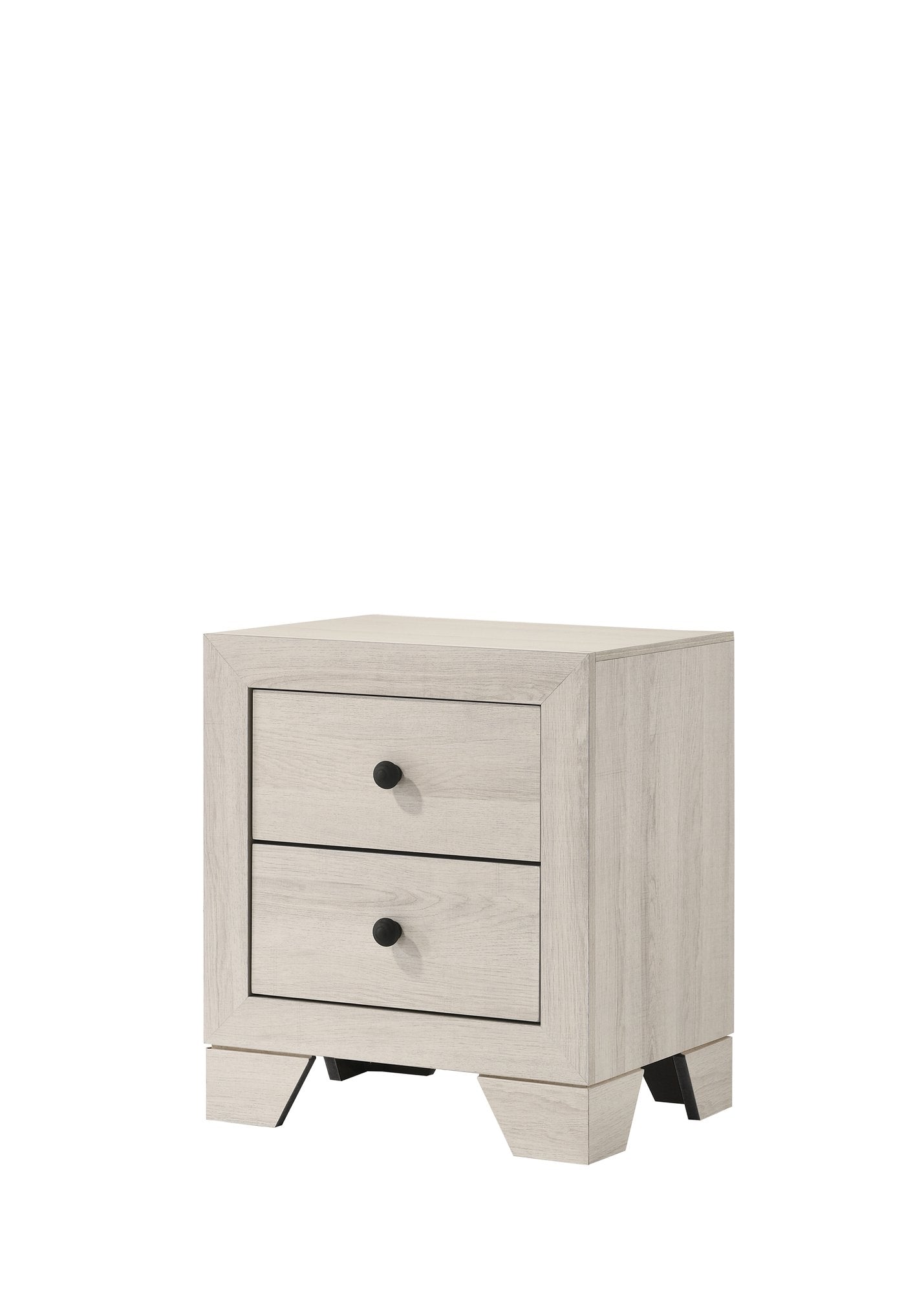 ATTICUS FULL PLATFORM BED WHITE