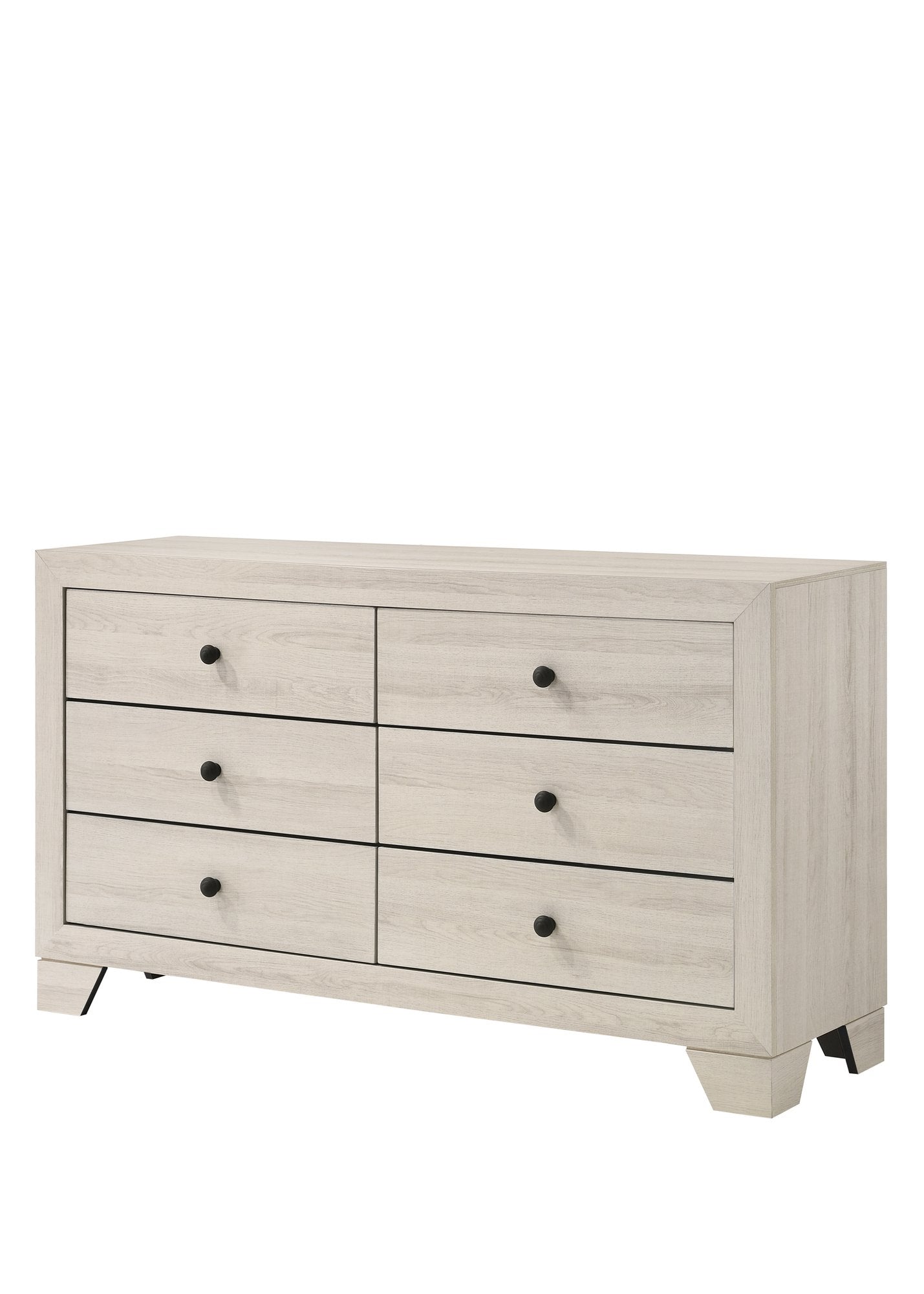 ATTICUS KING PLATFORM BED WHITE