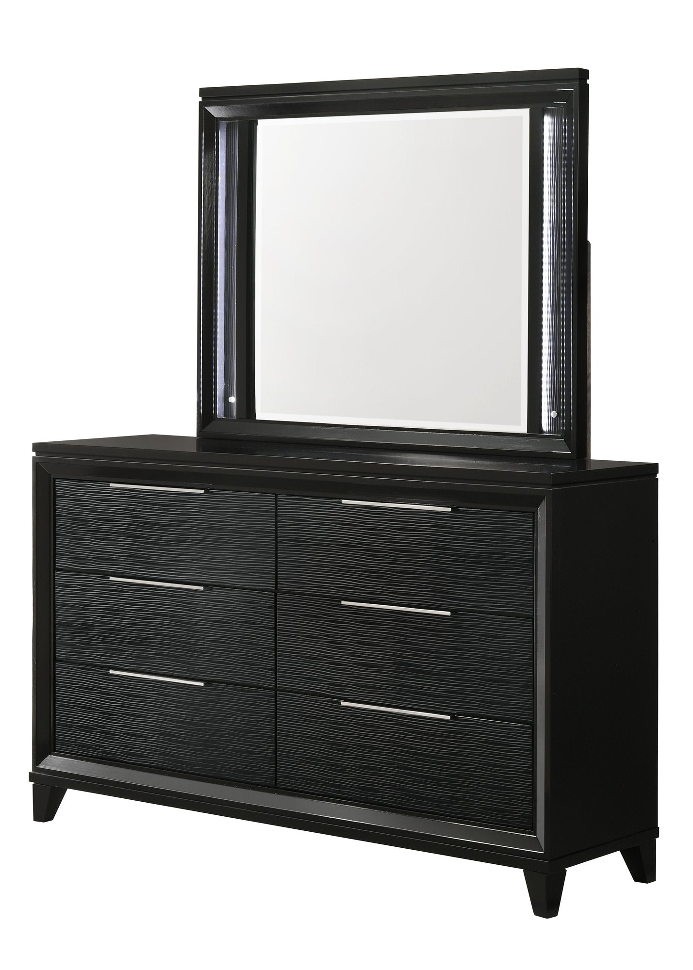 CRESSIDA LED DRESSER TOP BLACK