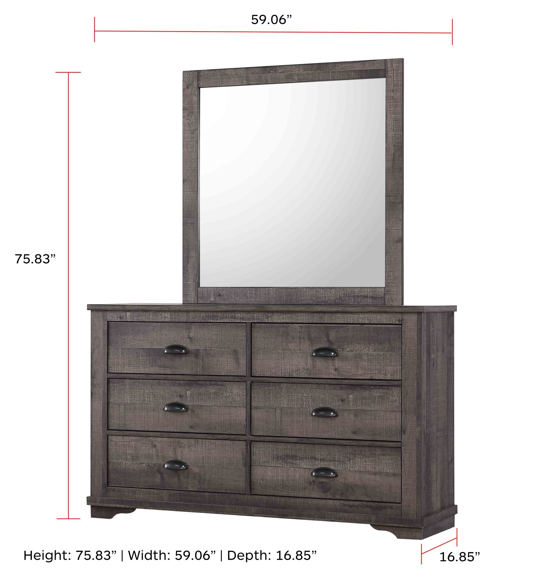 CORALEE DRESSER GREY