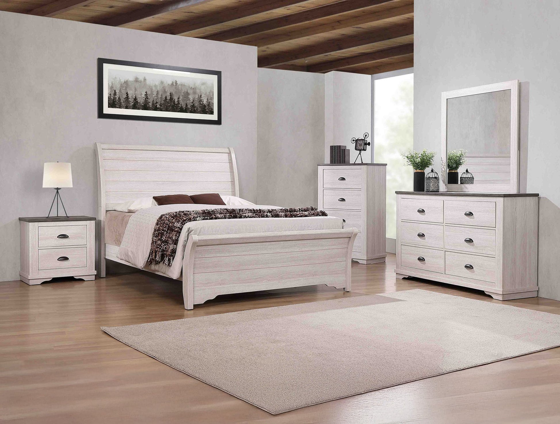 CORALEE DRESSER TOP CHALK/GREY