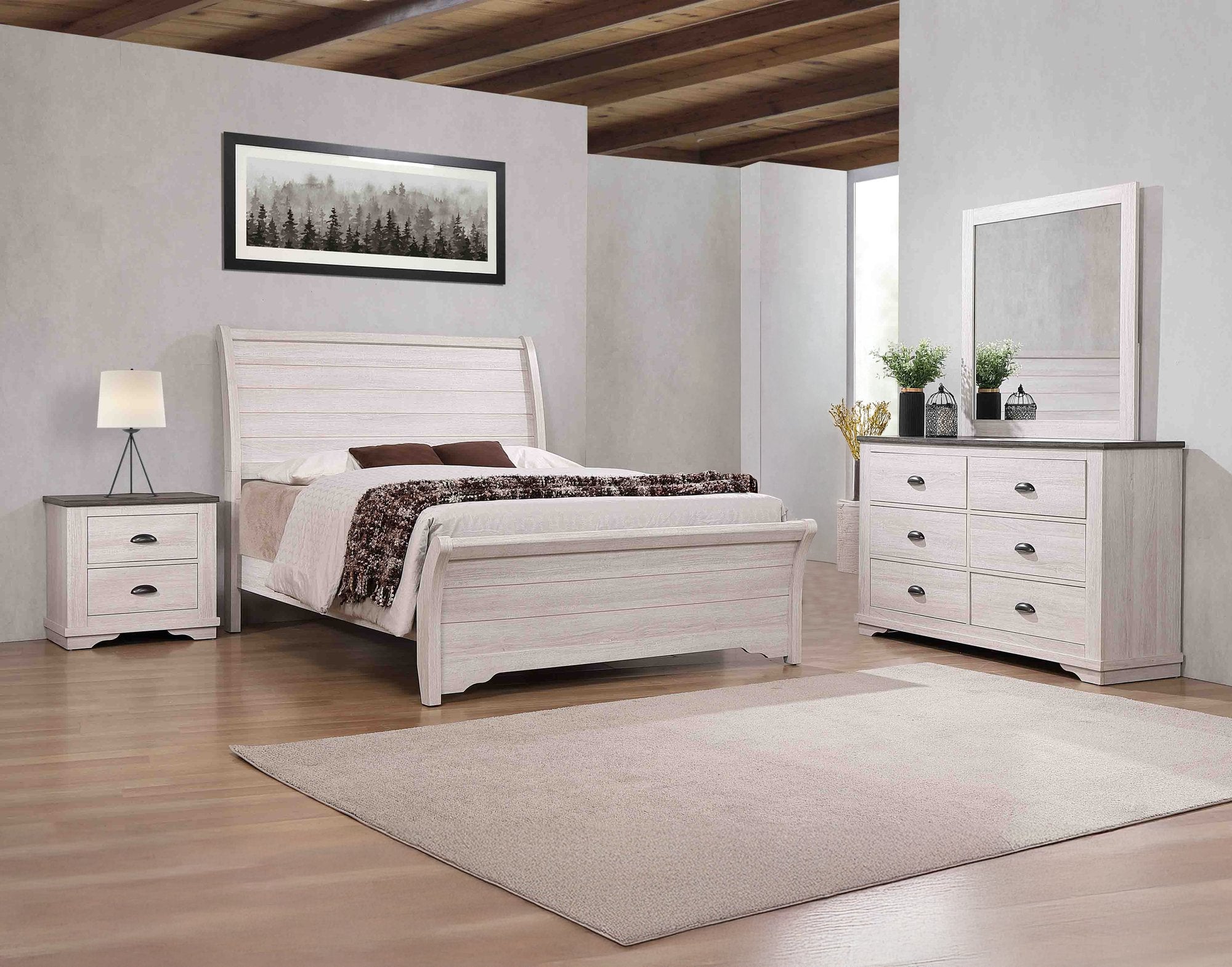 CORALEE CHEST CHALK/GREY