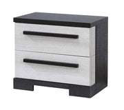 REMINGTON NIGHT STAND CHALK/EBONY