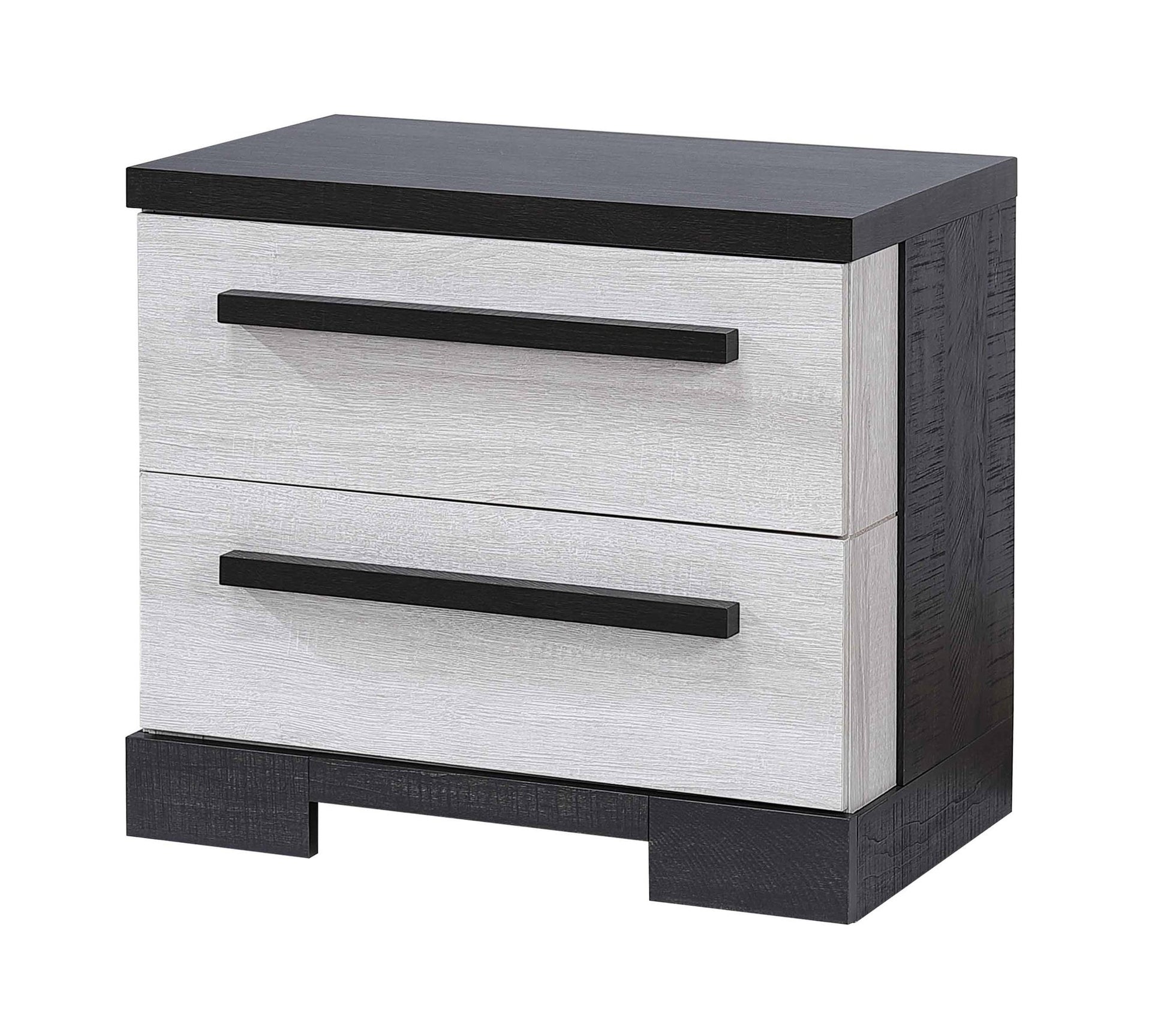 REMINGTON NIGHT STAND CHALK/EBONY