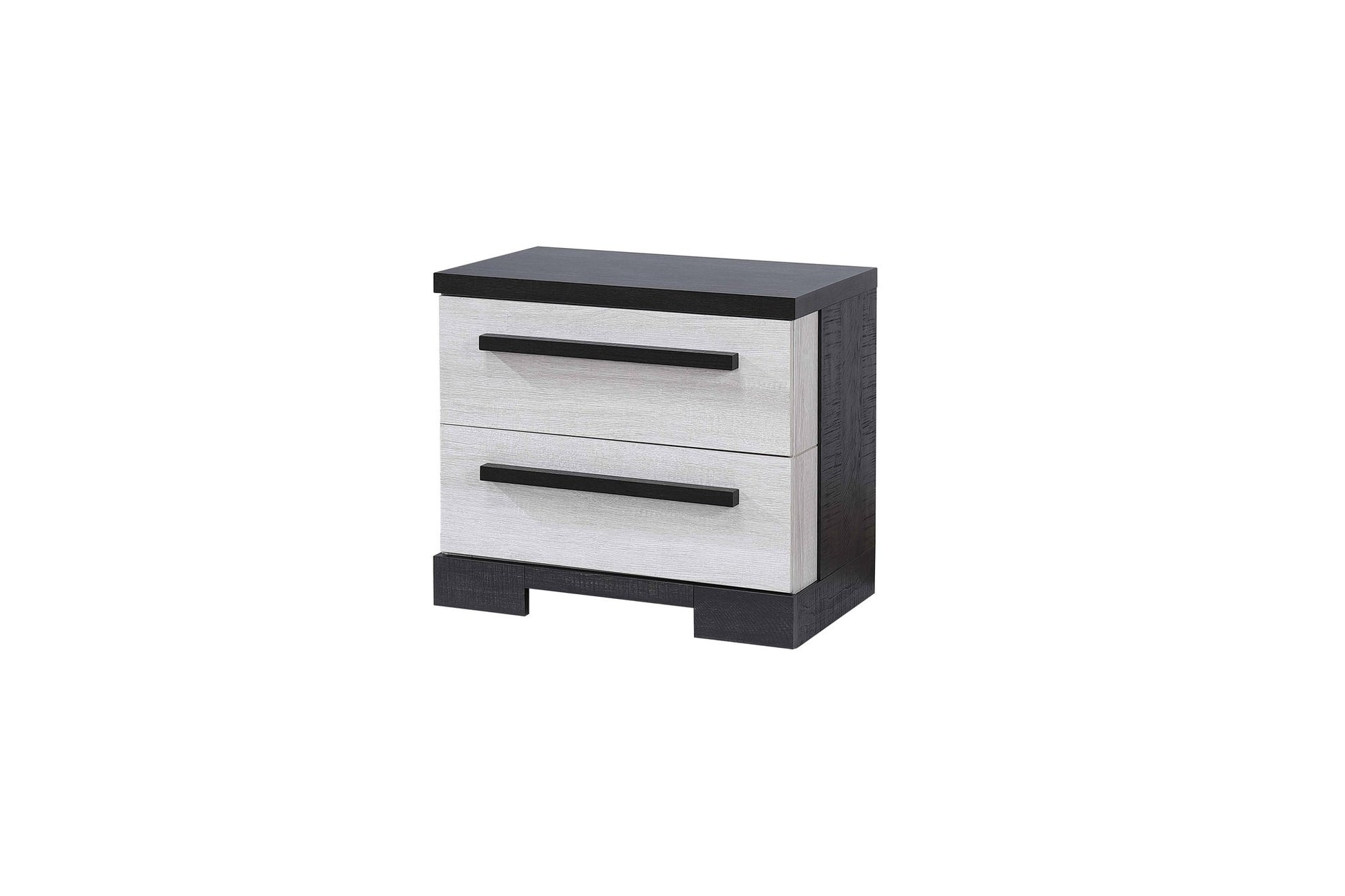 REMINGTON NIGHT STAND CHALK/EBONY