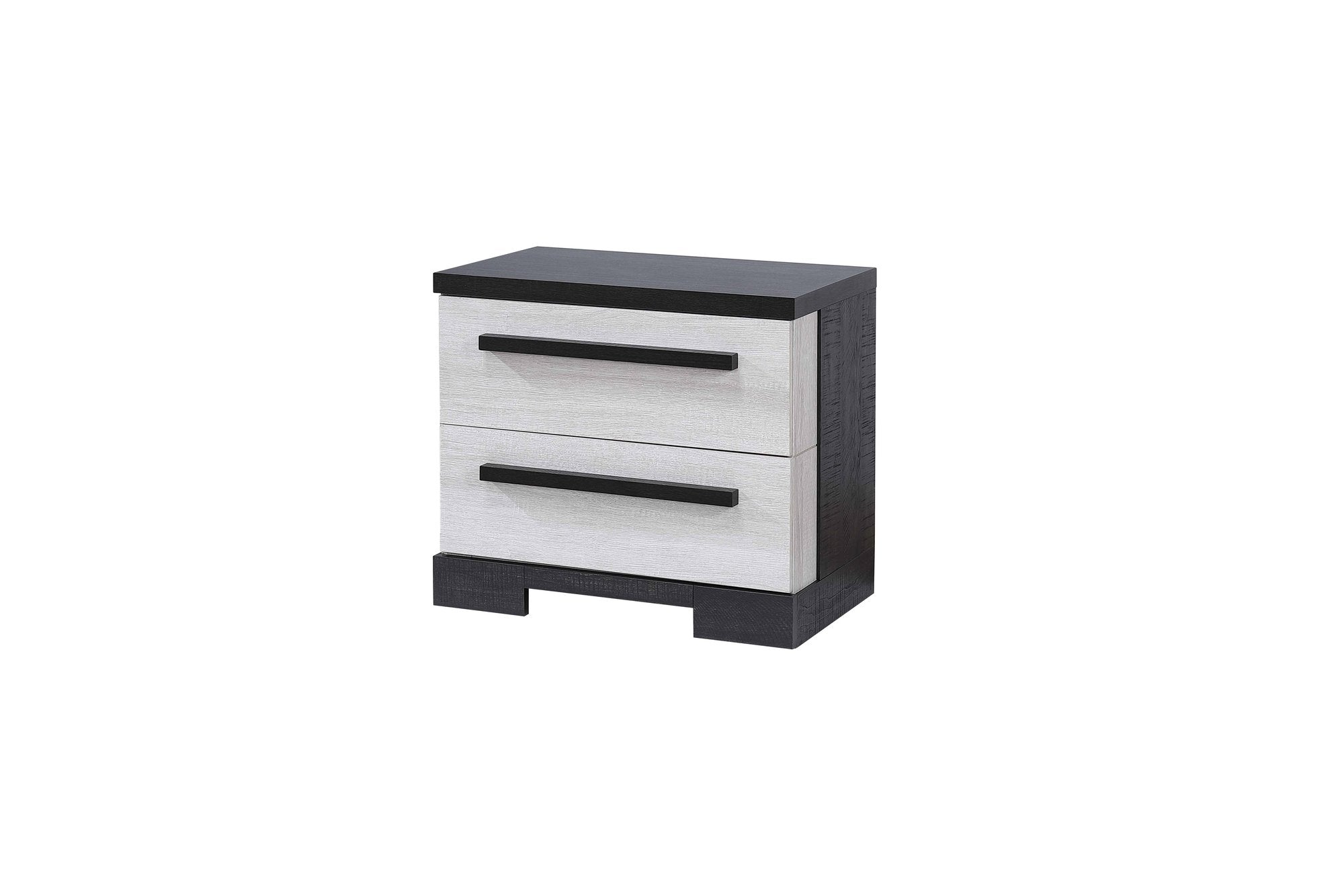 REMINGTON NIGHT STAND CHALK/EBONY