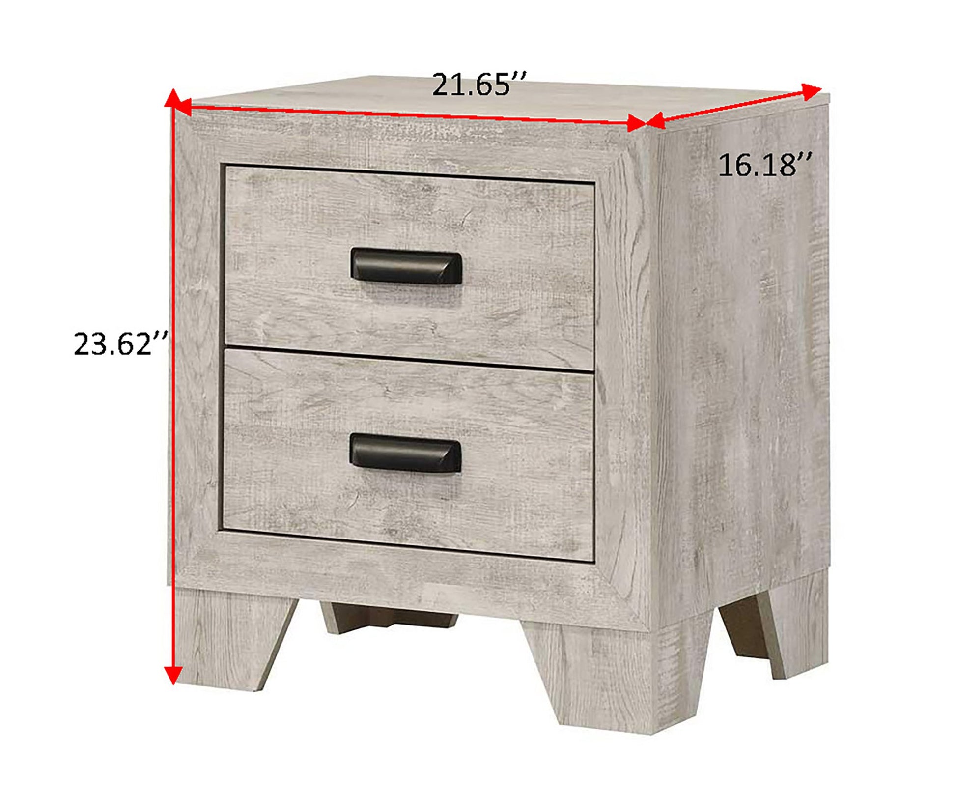 MILLIE NIGHT STAND-WHITE