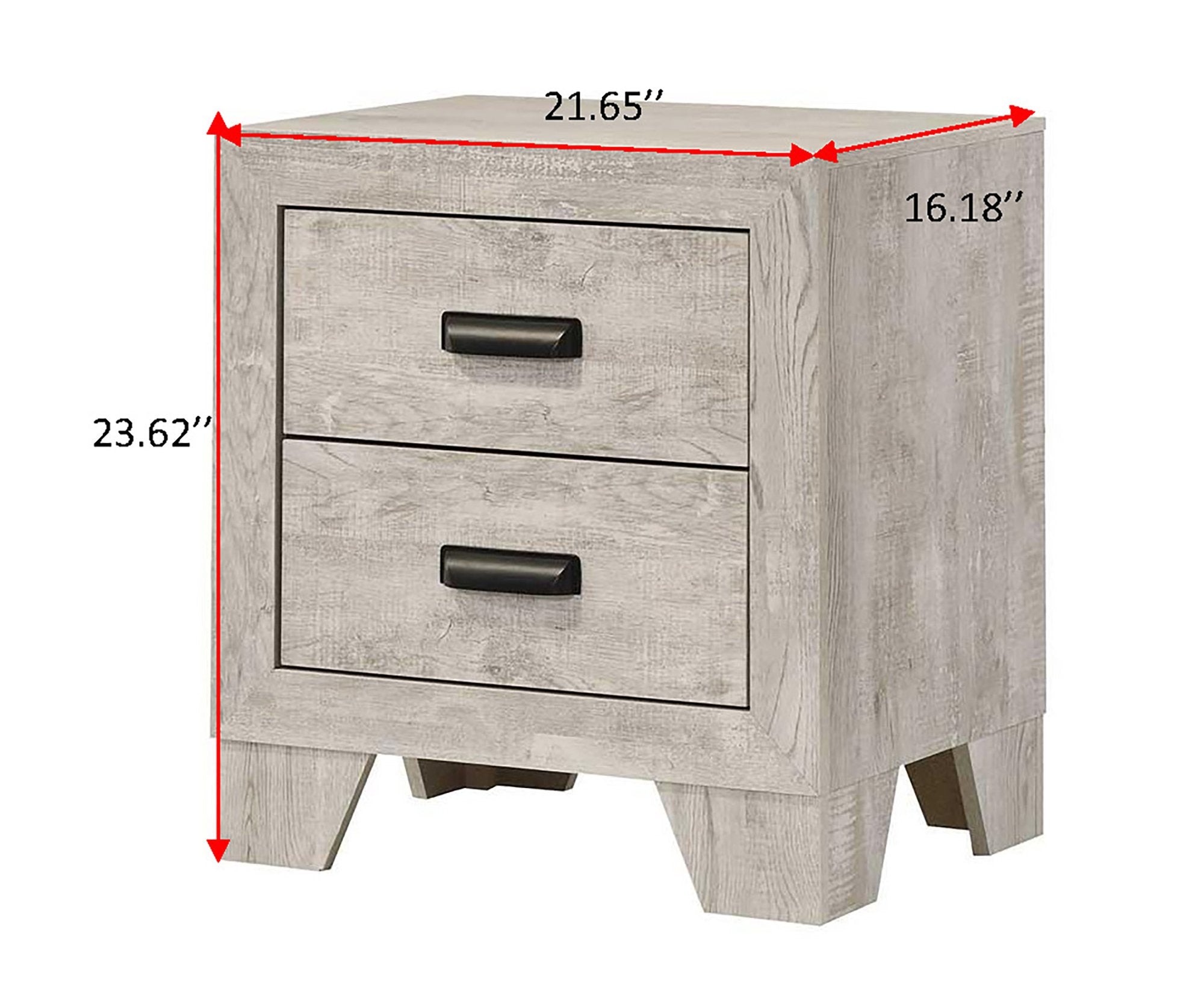 MILLIE NIGHT STAND-WHITE